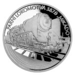 Sběratelská investiční mince Na kolech - Parní lokomotiva 387.0 Mikádo - 2023 Proof