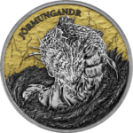 Sběratelská investiční mince 2 x 5 Mark Ragnarök: Thor & Jörmungandr Geminus 2 x 1 oz Ag 2026, zlaceno, ruthenium, číslováno - Obrázek 4